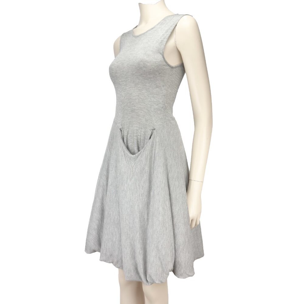 COS Dolly Semi-quilted Modal Sleeveless A Line Comfy Balloon Gray Dress sz XSβ - Picture 2 of 8